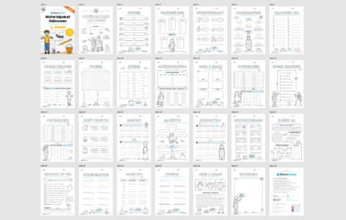 Materialpaket Halloween: 3. Klasse (Überblick)