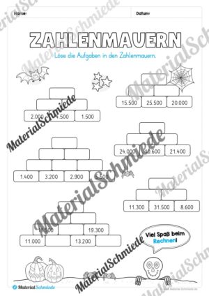 Materialpaket Halloween: 4. Klasse (Vorschau 02)