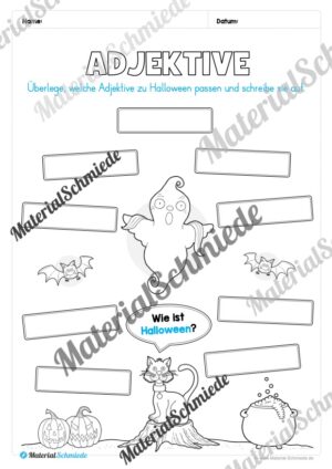 Materialpaket Halloween: 4. Klasse (Vorschau 11)