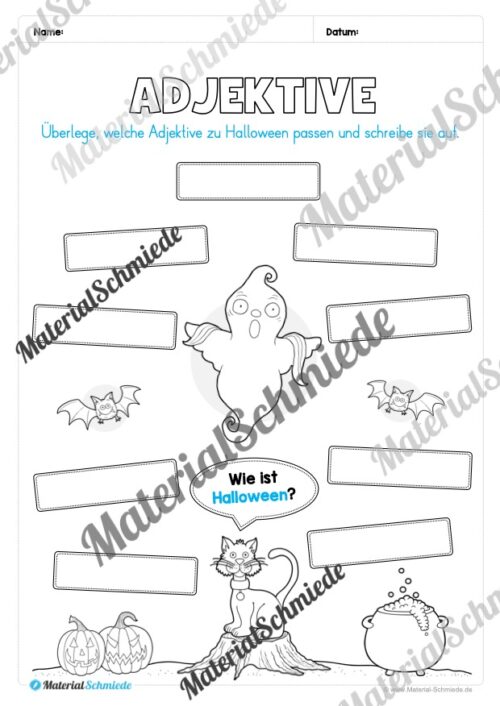 Materialpaket Halloween: 4. Klasse (Vorschau 11)