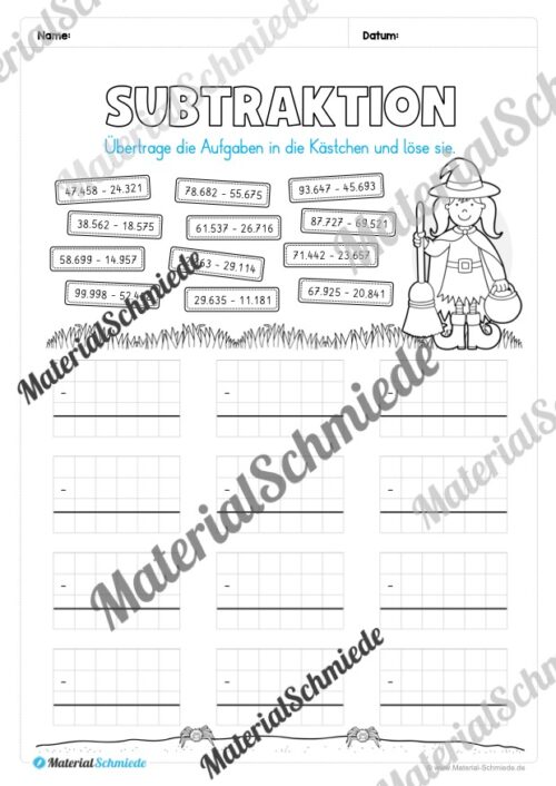 Materialpaket Halloween: 4. Klasse (Vorschau 13)