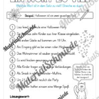 Materialpaket Halloween: 4. Klasse (Vorschau 20)