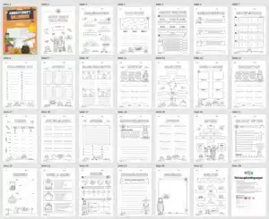 Arbeitsheft Halloween: 4. Klasse (25 Arbeitsblätter) – Überblick
