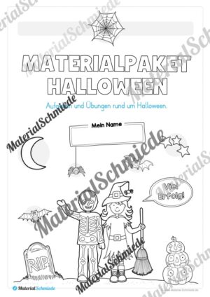 Materialpaket Halloween: Vorschule (Vorschau 01)