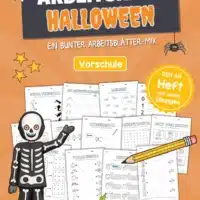 Arbeitsheft Halloween: Vorschule (20 Arbeitsblätter)