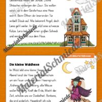 Abschreibkartei: Thema Halloween (12 Karten mit Schreibvorlagen) - Vorschau 03