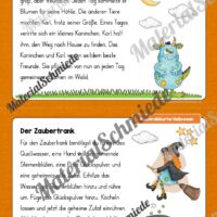 Abschreibkartei: Thema Halloween (12 Karten mit Schreibvorlagen) - Vorschau 06