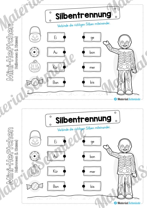 Mini-Heft: Halloween 1. Klasse (Vorschau 07)