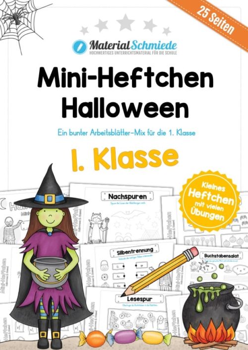 Mini-Heft: Halloween 1. Klasse