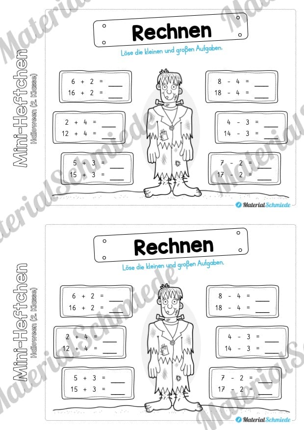 Mini-Heft: Halloween 2. Klasse (Vorschau 02)