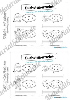 Mini-Heft: Halloween 2. Klasse (Vorschau 03)