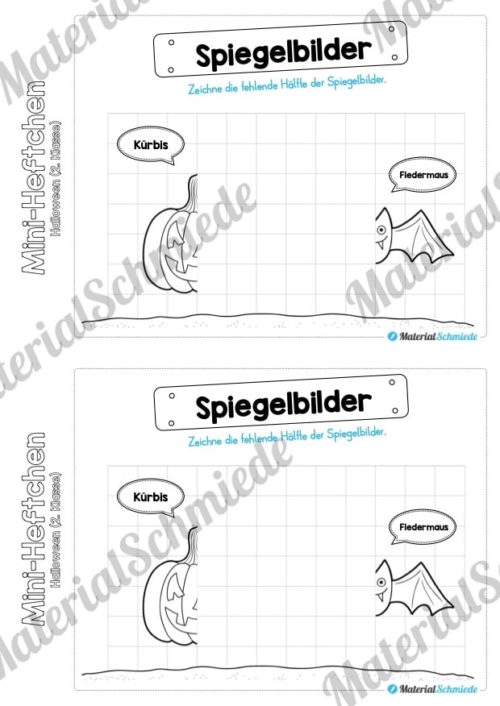 Mini-Heft: Halloween 2. Klasse (Vorschau 04)