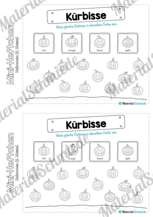 Mini-Heft: Halloween 2. Klasse (Vorschau 07)
