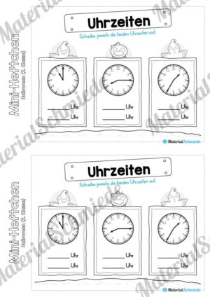 Mini-Heft: Halloween 2. Klasse (Vorschau 10)