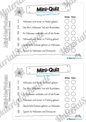 Mini-Heft: Halloween 2. Klasse (Vorschau 12)