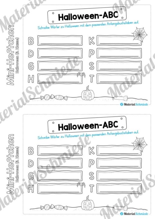 Mini-Heft: Halloween 3. Klasse (Vorschau 08)