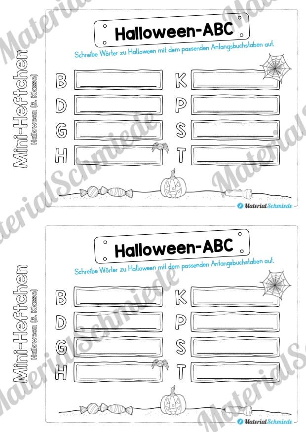 Mini-Heft: Halloween 3. Klasse (Vorschau 08)