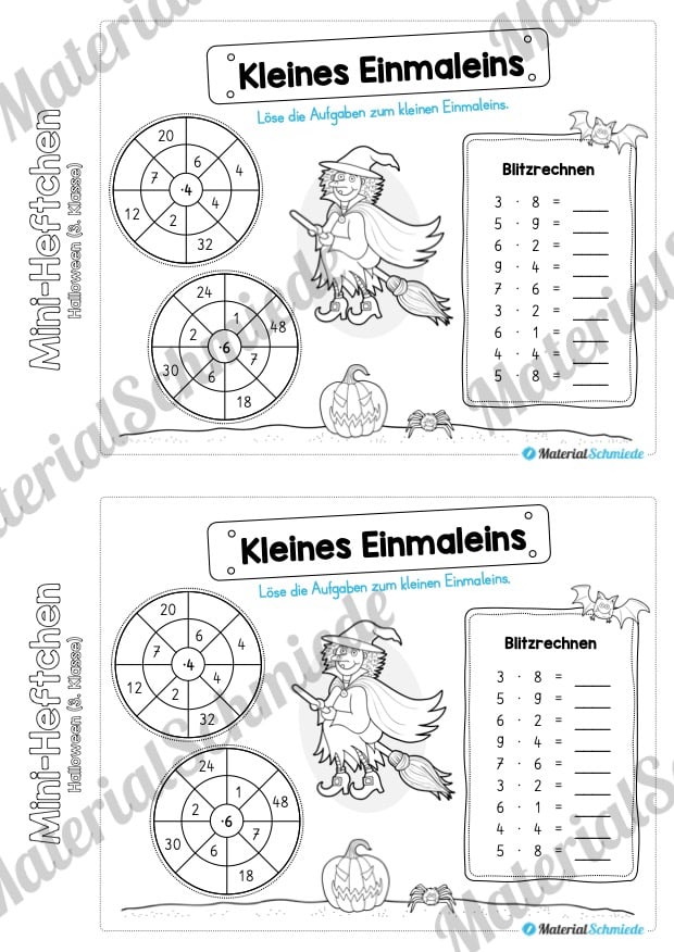 Mini-Heft: Halloween 3. Klasse (Vorschau 10)