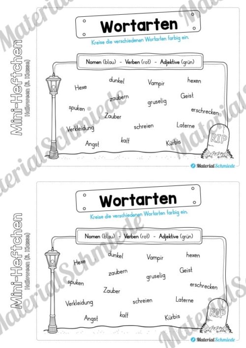 Mini-Heft: Halloween 3. Klasse (Vorschau 12)
