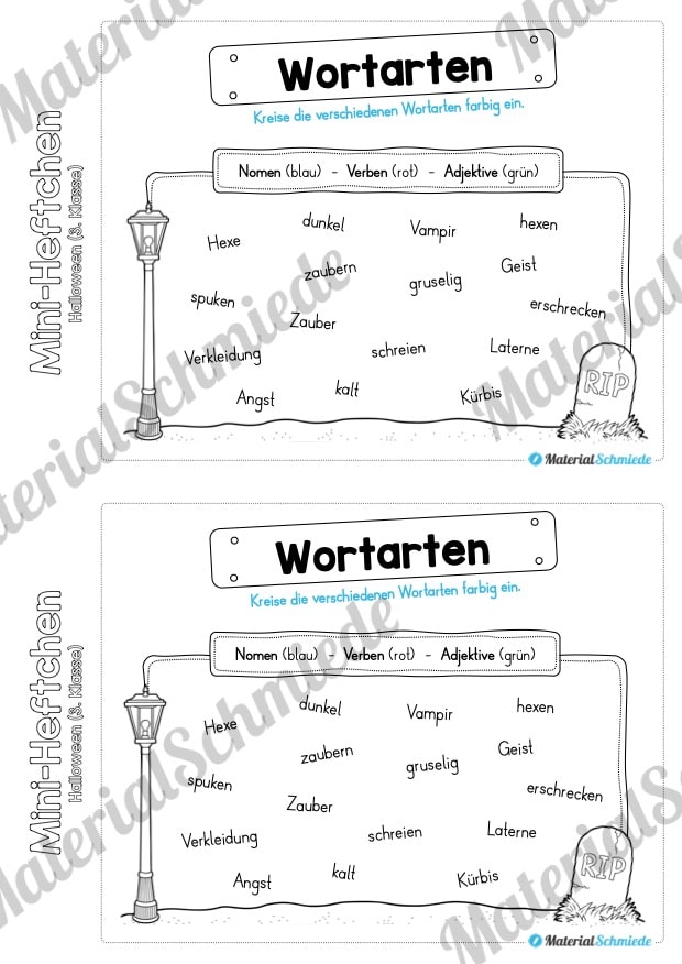 Mini-Heft: Halloween 3. Klasse (Vorschau 12)