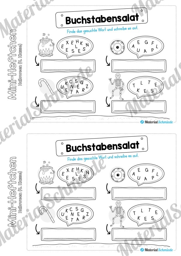 Mini-Heft: Halloween 4. Klasse (Vorschau 04)