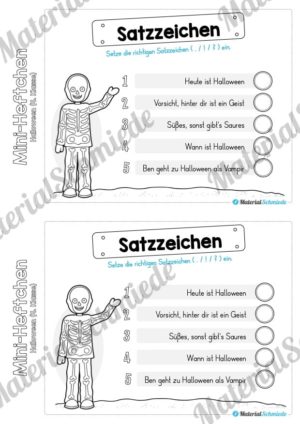 Mini-Heft: Halloween 4. Klasse (Vorschau 08)