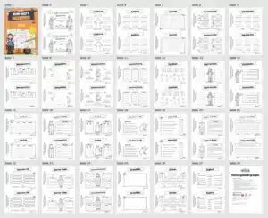 Mini-Heft: Halloween – 4. Klasse (25 Arbeitsblätter) – Überblick