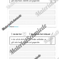 Mini-Heft: 10 Abschreibtexte zur Groß- und Kleinschreibung Thema Halloween (Vorschau 06)