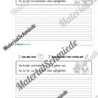 Mini-Heft: 10 Abschreibtexte zur Groß- und Kleinschreibung Thema Halloween (Vorschau 10)