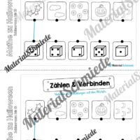 Mini-Heft: Mathe zu Halloween (Zahlenraum 10) - Vorschau 05