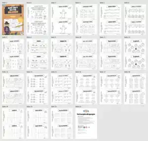 Mini-Heft: Mathe zu Halloween (Zahlenraum 10) – Überblick