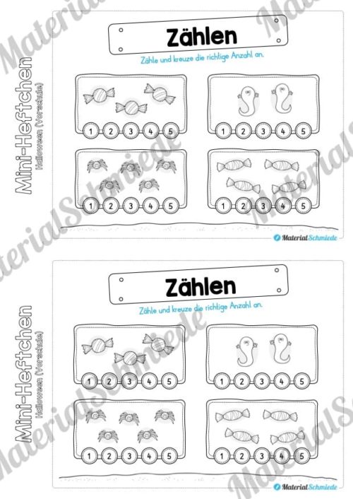 Mini-Heft - Halloween: Vorschule (Vorschau 02)