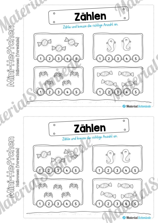 Mini-Heft – Halloween: Vorschule (Vorschau 02)