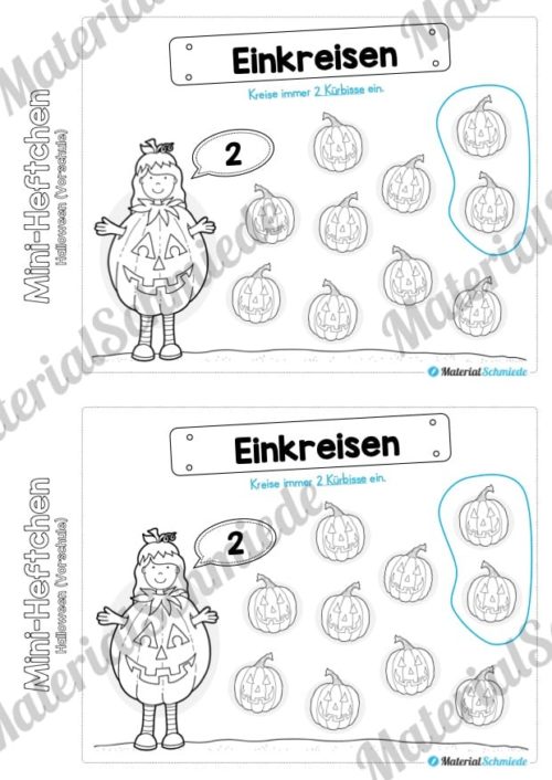 Mini-Heft - Halloween: Vorschule (Vorschau 04)