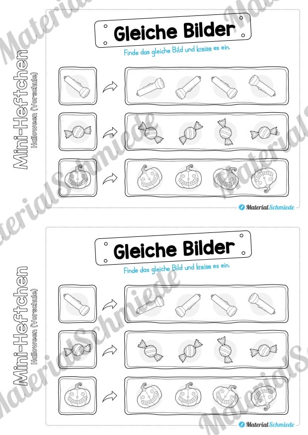 Mini-Heft – Halloween: Vorschule (Vorschau 05)
