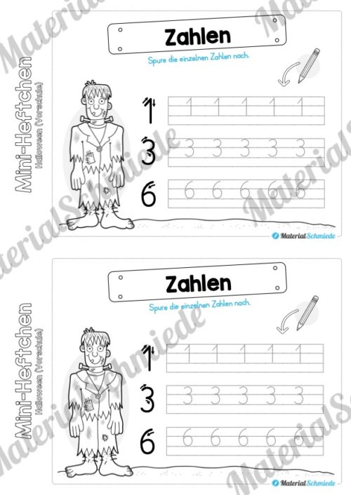 Mini-Heft - Halloween: Vorschule (Vorschau 06)