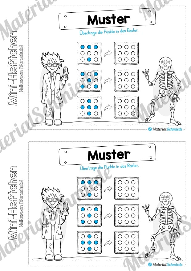 Mini-Heft – Halloween: Vorschule (Vorschau 10)