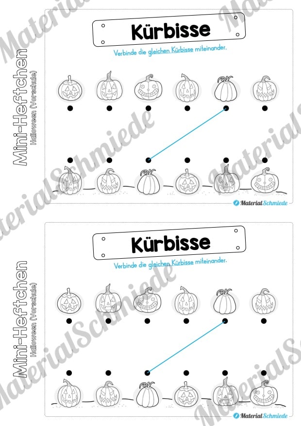 Mini-Heft – Halloween: Vorschule (Vorschau 12)