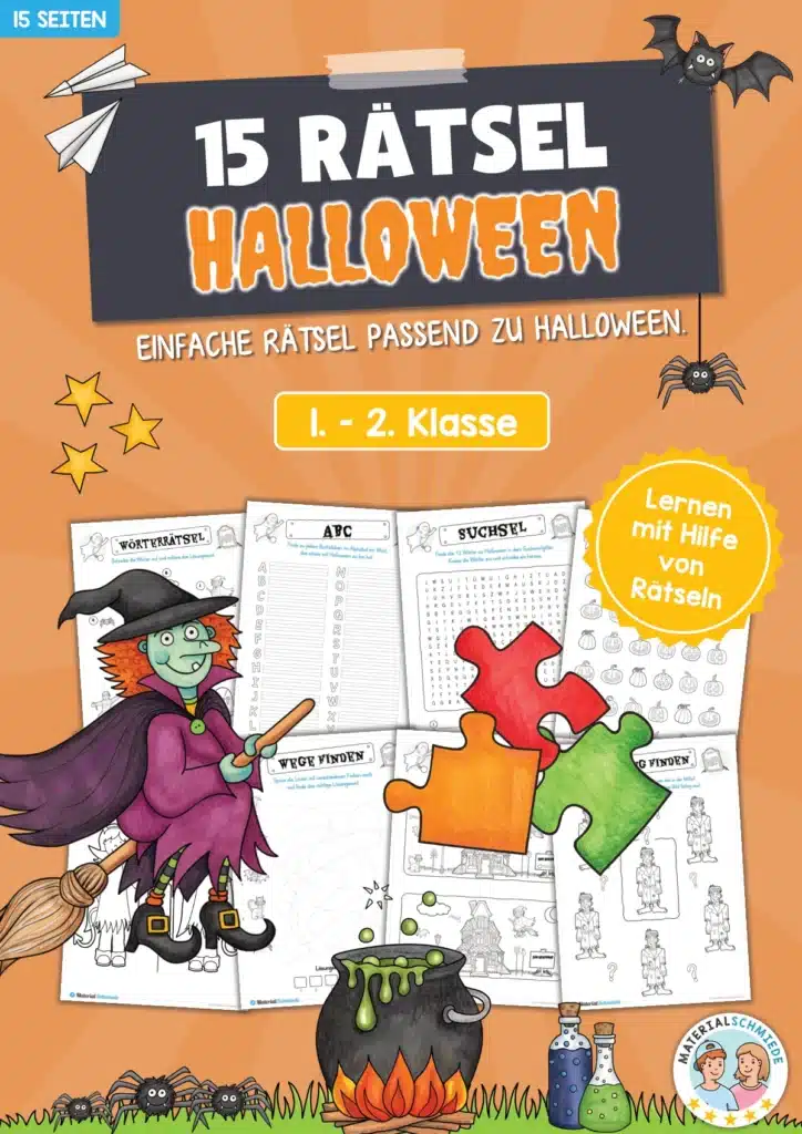 15 Rätsel zu Halloween
