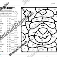 8 Rechenmalblätter zu Halloween: Kleines Einmaleins (Vorschau 03)