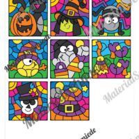 8 Rechenmalblätter zu Halloween im Zahlenraum 20 (Vorschau 09)