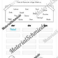 Arbeitsheft Wortarten - Thema Halloween (Arbeitsblatt 05)