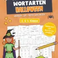 Arbeitsheft Wortarten - Thema Halloween (19 Arbeitsblätter)