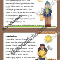 Abschreibkartei: Thema Herbst (12 Karten mit Schreibvorlagen) - Vorschau 01