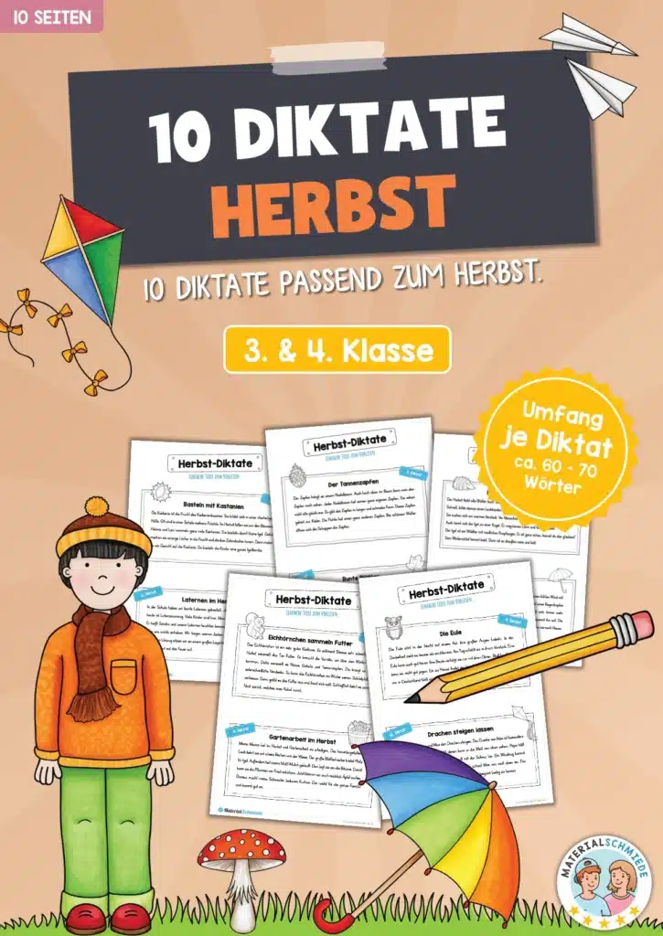 10 Diktate zum Herbst