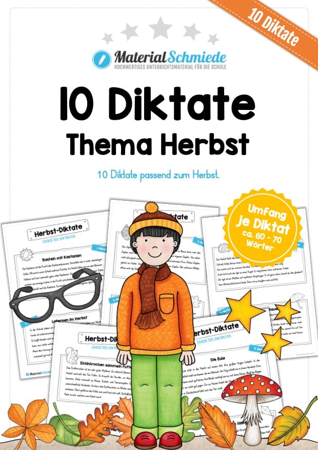 10 Diktate zum Herbst