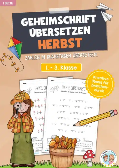 Geheimschrift übersetzen: Herbst