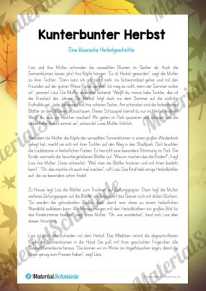 4 Geschichten zum Herbst (Kunterbunter Herbst)