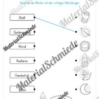Deutsch-Heft Herbst (2. & 3. Klasse) - Arbeitsblatt 02