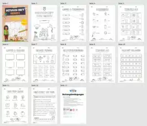 Deutsch-Heft Herbst (2. & 3. Klasse) GRATIS – Überblick